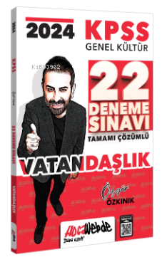 KPSS GK Vatandaşlık Tamamı Çözümlü 22 Deneme Sınavı 2024 | Özgür Özkın