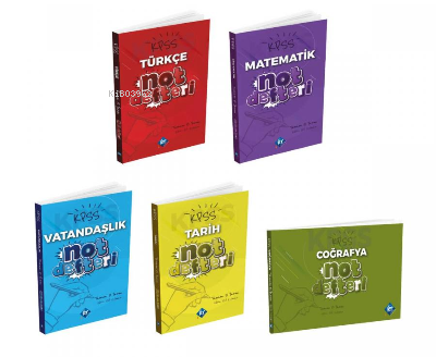 KPSS GYGK El Yazısı Konu Anlatım Defter Seti | Kolektif | KR Akademi