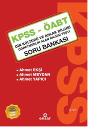 Kpss-Öabt Soru Bankası Din Kültürü ve Ahlak Bilgisi; Öğretmenlik Alan 