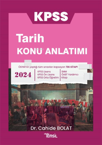 KPSS Tarih Konu Anlatımı | Cahide Bolat | Temsil Kitap