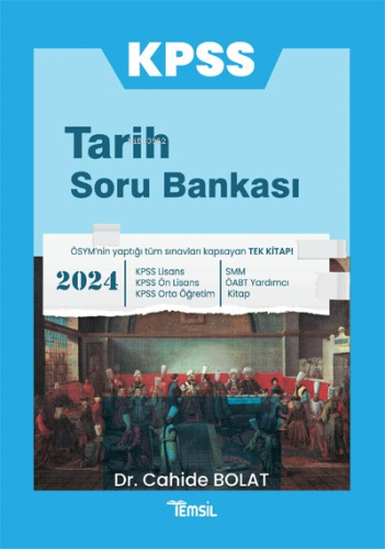 KPSS Tarih Soru Bankası | Cahide Bolat | Temsil Kitap