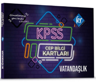 KPSS Vatandaşlık Cep Bilgi Kartları | Kolektif | KR Akademi