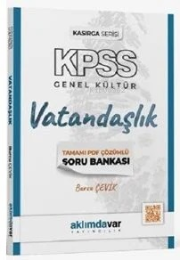 KPSS Vatandaşlık Kasırga Soru Bankası PDF Çözümlü | Burcu Çevik | Aklı