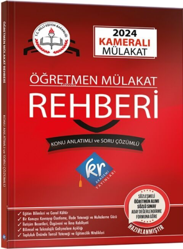 KR Akademi 2024 MEB Öğretmen Kameralı Mülakat Rehberi | Kolektif | KR 