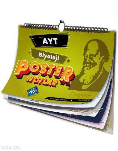 Kr Akademi AYT Biyoloji Poster Notlar | Kolektif | KR Akademi