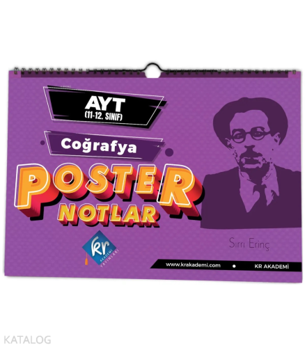 AYT Coğrafya Poster Notlar | Kolektif | KR Akademi