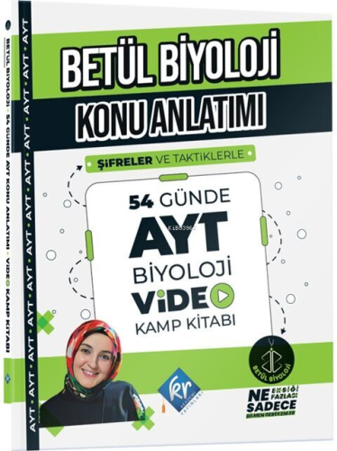 KR Akademi Biyoloji Konu Anlatımı 54 Günde AYT Biyoloji Video Kamp Kit