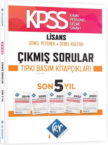 KR Akademi KPSS Genel Yetenek Genel Kültür Çıkmış Sorular Son 5 Yıl Tı