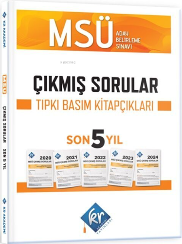 KR Akademi MSÜ Çıkmış Sorular Son 5 Yıl Tıpkı Basım Fasikülleri | Kole