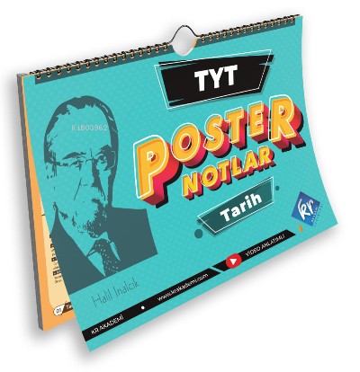 Kr Akademi TYT Tarih Poster Notlar | Kolektif | KR Akademi