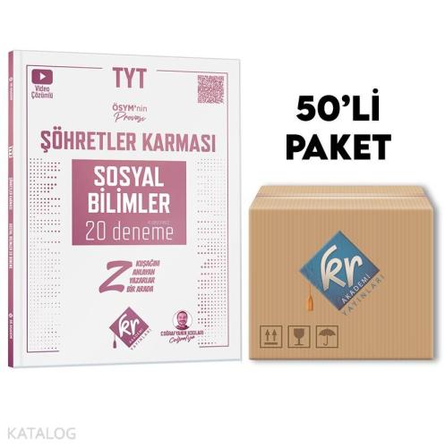 KR Akademi Yayınları TYT Şöhretler Karması Sosyal Bilimler 20 Deneme 5