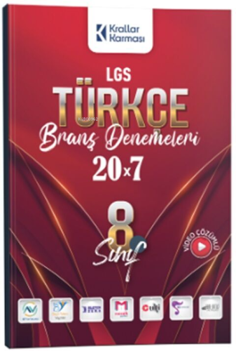 Krallar Karması 8. Sınıf LGS Türkçe 20 x 7 Branş Denemeleri | Kolektif