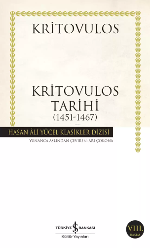 Kritovulos Tarihi (1451-1467) | Kritovulos | Türkiye İş Bankası Kültür