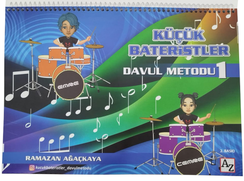 Küçük Bateristler Davul Metodu 1 | Ramazan Ağaçkaya | Az Kitap