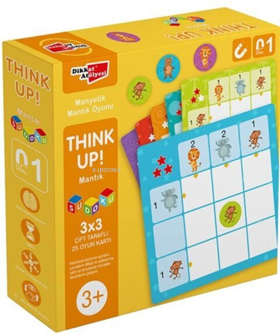 Level Up! 1 - Think Up! Mantık Sudoku | | Dikkat Atölyesi Yayınları