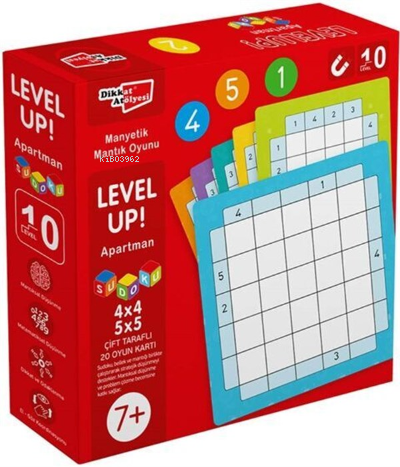 Level Up! 10 - Apartman Sudoku | | Dikkat Atölyesi Yayınları