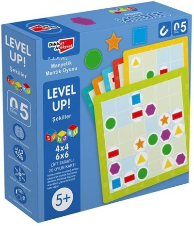 Level Up! 5 - Şekiller Sudoku | | Dikkat Atölyesi Yayınları