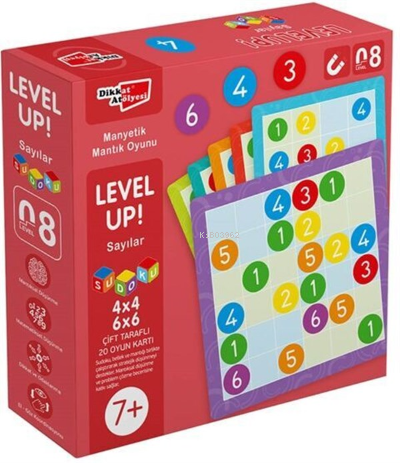 Level Up! 8 - Sayılar Sudoku | | Dikkat Atölyesi Yayınları