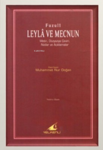 Leyla Ve Mecnun | Fuzûlî | Yelkenli Yayınevi