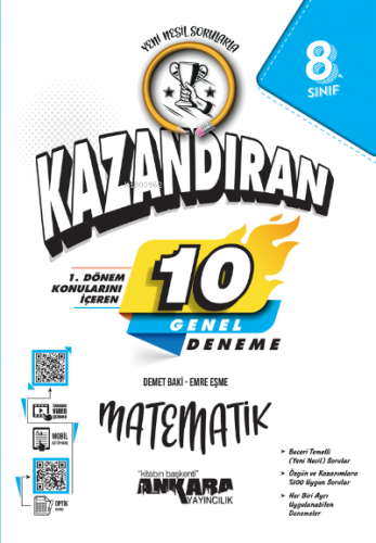 LGS 1. Dönem Konularını İçeren 10 Matematik Denemesi | Emre Eşme | Ank