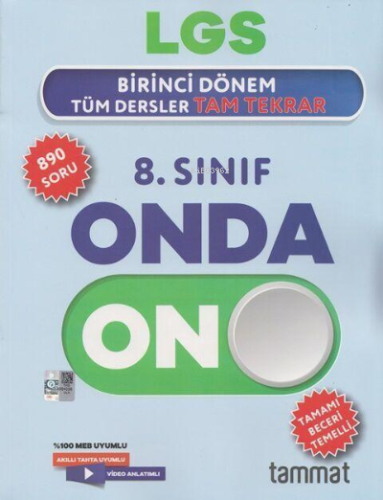 Lgs 1. Dönem Tüm Dersler Soru Bankası Onda On | Kolektif | Tammat Yayı