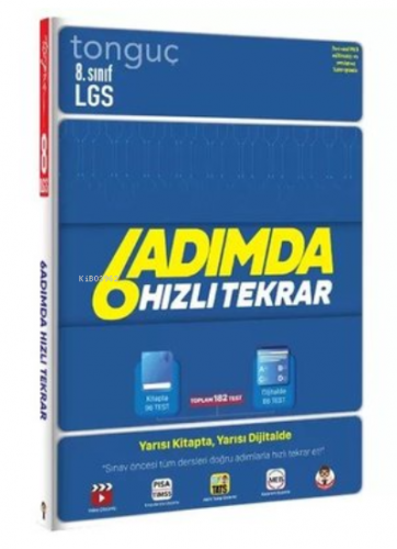 LGS 6 Adımda Hızlı Tekrar | Kolektif | Tonguç Akademi