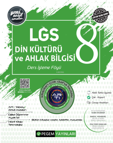 LGS Din Kültürü ve Ahlak Bilgisi Ders İşleme Föyü | Kolektif | Pegem A