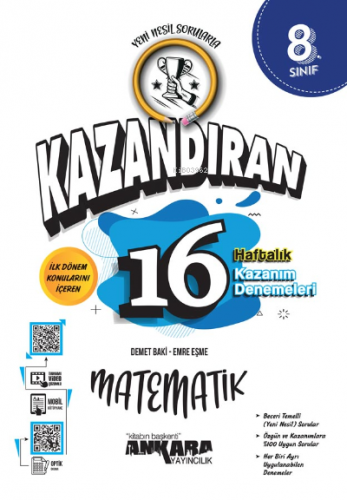 LGS Kazandıran 16 Haftalık Matematik Kazanım Denemeleri | Emre Eşme | 