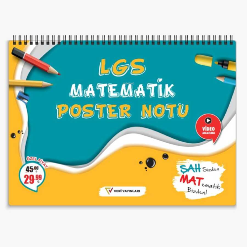 LGS Matematik Poster Notu | Kolektif | Veri Yayınevi