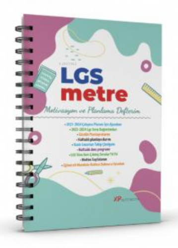 LGS Metre;Motivasyon ve Planlama Defteri / Günlük ve Haftalık Planlayı