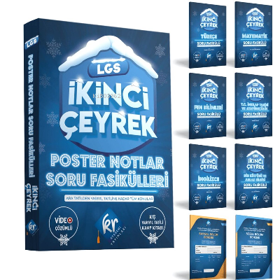 Lgs Poster Notlar Soru Fasikülleri İkinci Çeyrek | Kolektif | KR Akade