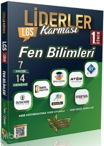 Liderler Karması 8. Sınıf LGS 1. Dönem Fen Bilimleri 7 Yayın 14 Deneme