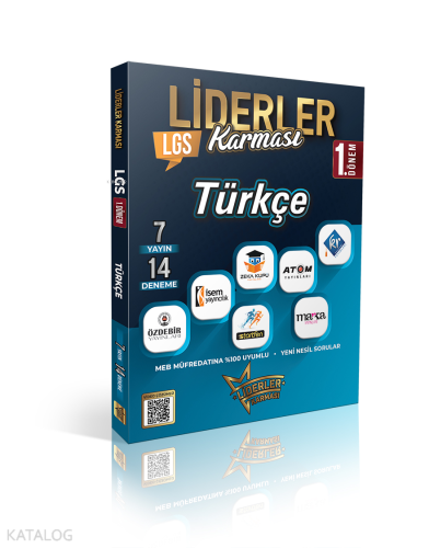 Liderler Karması 8. Sınıf LGS 1. Dönem Türkçe 7 Yayın 14 Deneme | Kole