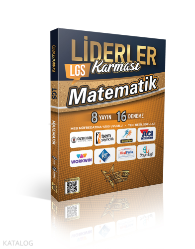 Liderler Karması 8. Sınıf LGS Matematik Denemeleri 8 Yayın 16 Deneme |