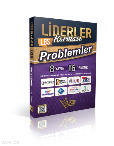 Liderler Karması 8. Sınıf LGS Problemler Denemeleri 8 Yayın 16 Deneme 