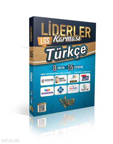 Liderler Karması 8. Sınıf LGS Türkçe 8 Yayın 16 Deneme | Kolektif | Li