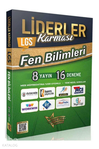 Liderler Karması LGS Fen Bilimleri Denemeleri 8 Yayın 16 Deneme | Kole