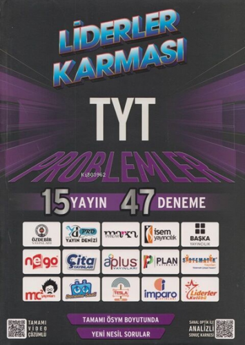 Liderler Karması TYT Problemler Denemeleri 15 Yayın 47 Deneme | Kolekt