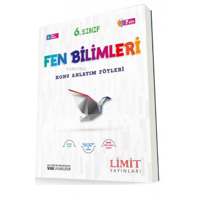 Limit 6.Sınıf Fen Bilimleri Konu Bitirme Föyü | Kolektif | LMT Limit Y