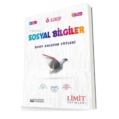 Limit 6.Sınıf Sosyal Bilgiler Konu Bitirme Föyü | Kolektif | LMT Limit