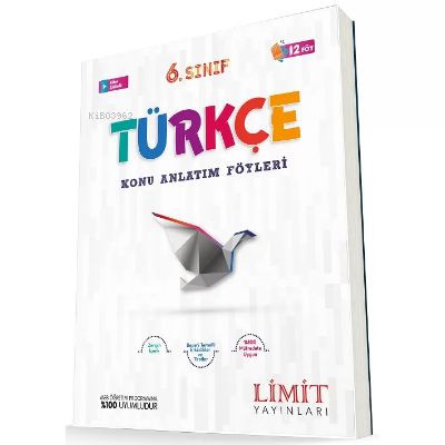 Limit 6.Sınıf Türkçe Konu Bitirme Föyü | Kolektif | LMT Limit Yayınlar