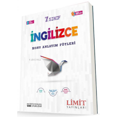 Limit 7.Sınıf İngilizce Konu Bitirme Föyü | Kolektif | LMT Limit Yayın