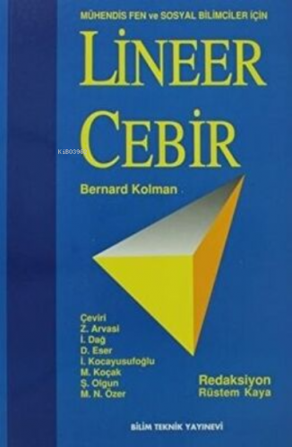 Lineer Cebir | Bernard Kolman | Bilim Teknik Yayınevi