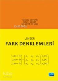 Lineer Fark Denklemleri | Yüksel Soykan | Nobel Akademik Yayıncılık