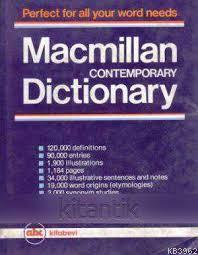 MACMILLAN CONTEMPORARY DICTIONARY | William D. Halsey | Abc Yayın Guru