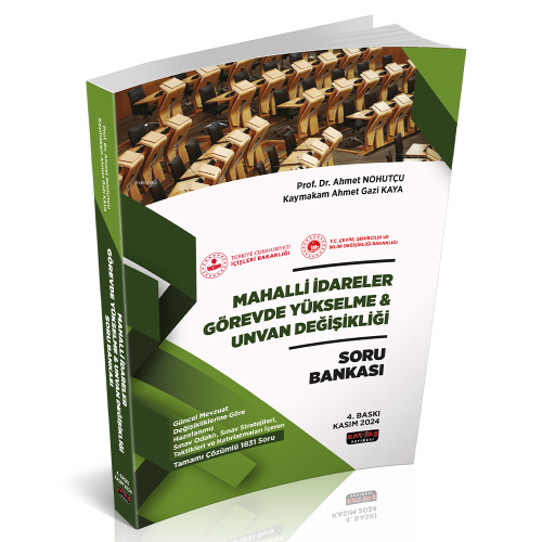 Mahalli İdareler GYS ve Unvan Değişikliği Soru Bankası | Ahmet Nohutçu