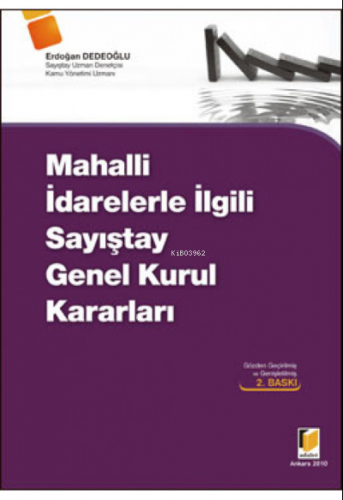 Mahalli İdarelerle İlgili Sayıştay Genel Kurul Kararları | Erdoğan Ded