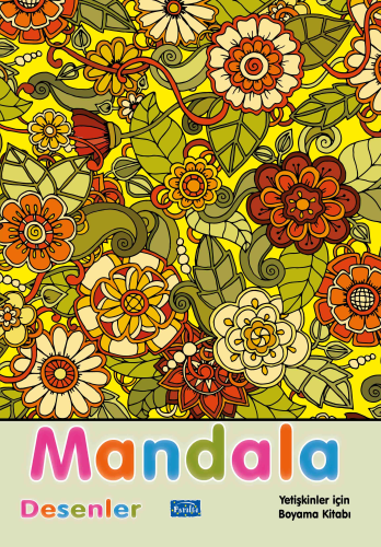 Mandala - Desenler;Yetişkinler İçin Boyama Kitabı | Alka Graphic | Par