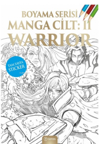 Manga Boyama Cilt II: Warrior | Kolektif | Teras Kitap