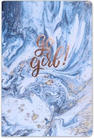 Marble Mavi Go Girl! Defter | | Elas Paper